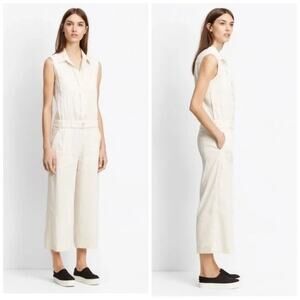 Vince linen blend jumpsuit